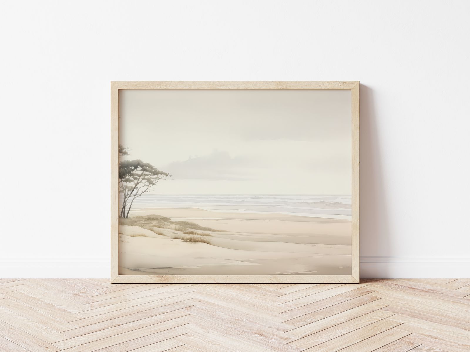 Poster - Fridfull Strandlandskap