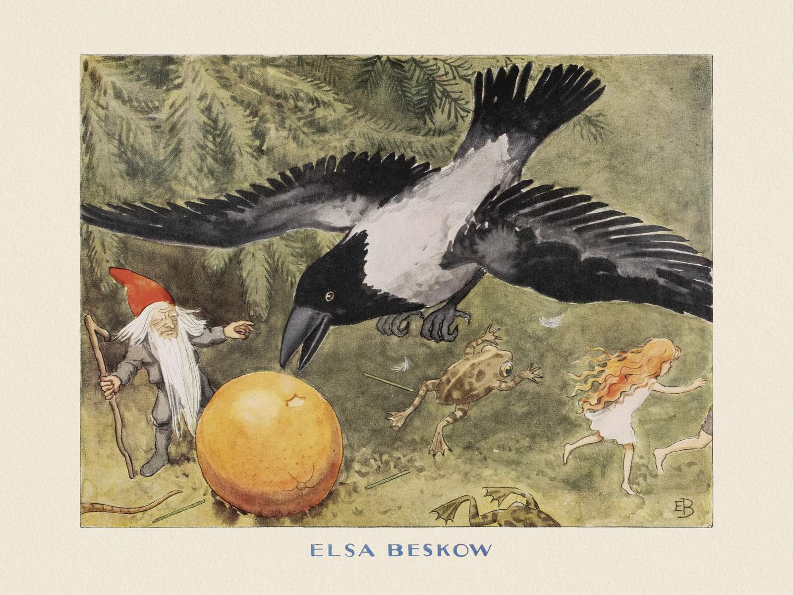 Poster - Elsa Beskow Konstverk