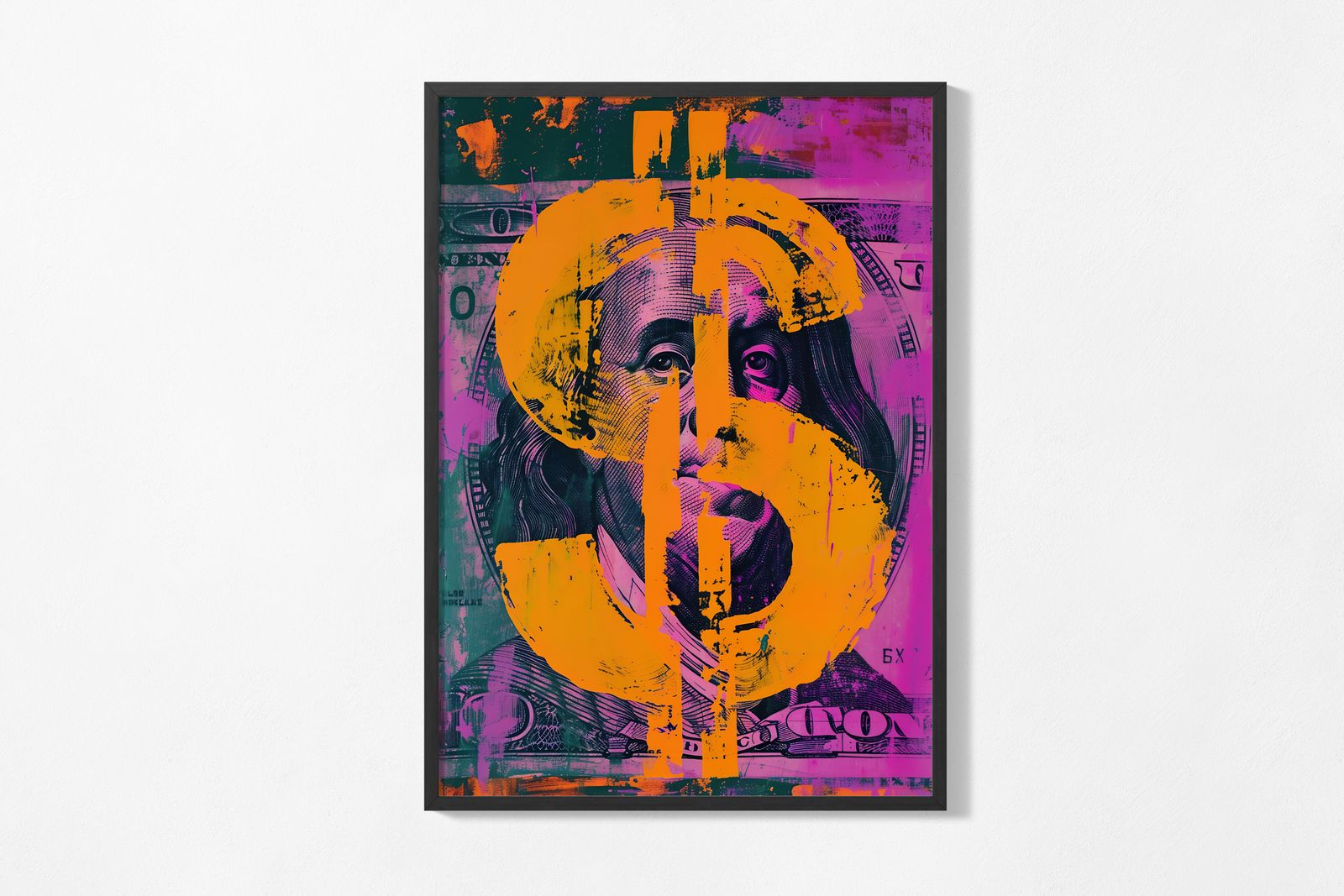 Poster - Dollartecken Konst