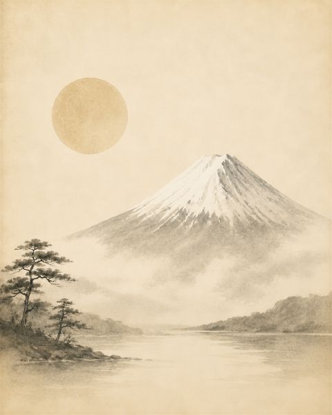 Poster - Fridfulla Mount Fuji