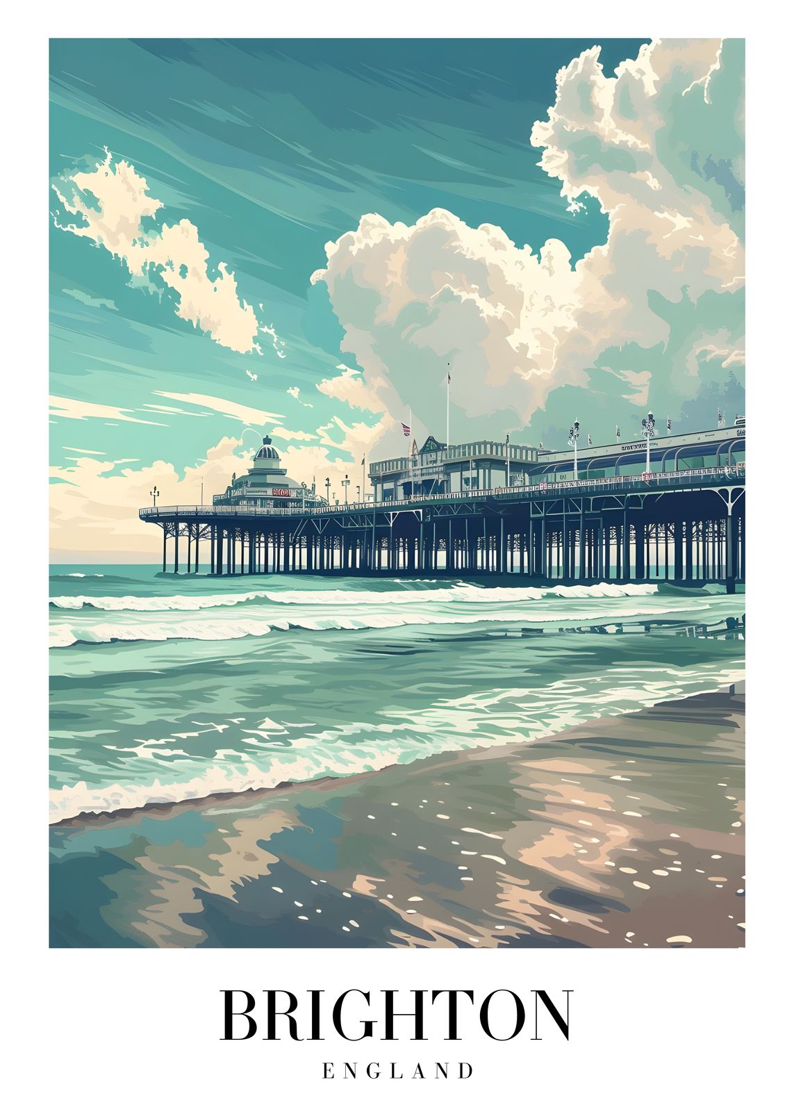 Poster - Brighton Pier