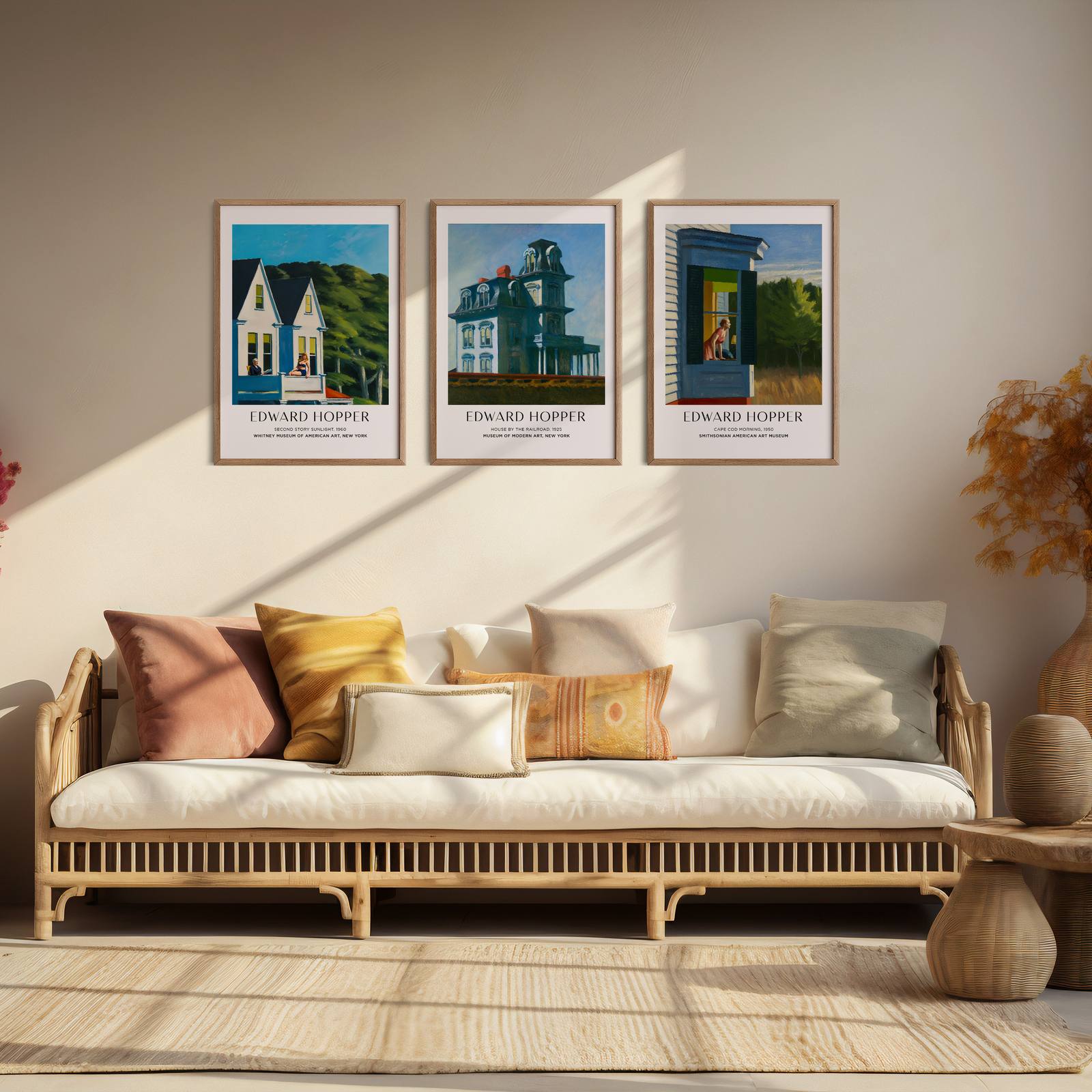 Poster - Edward Hopper Konstsamling / Set om 3