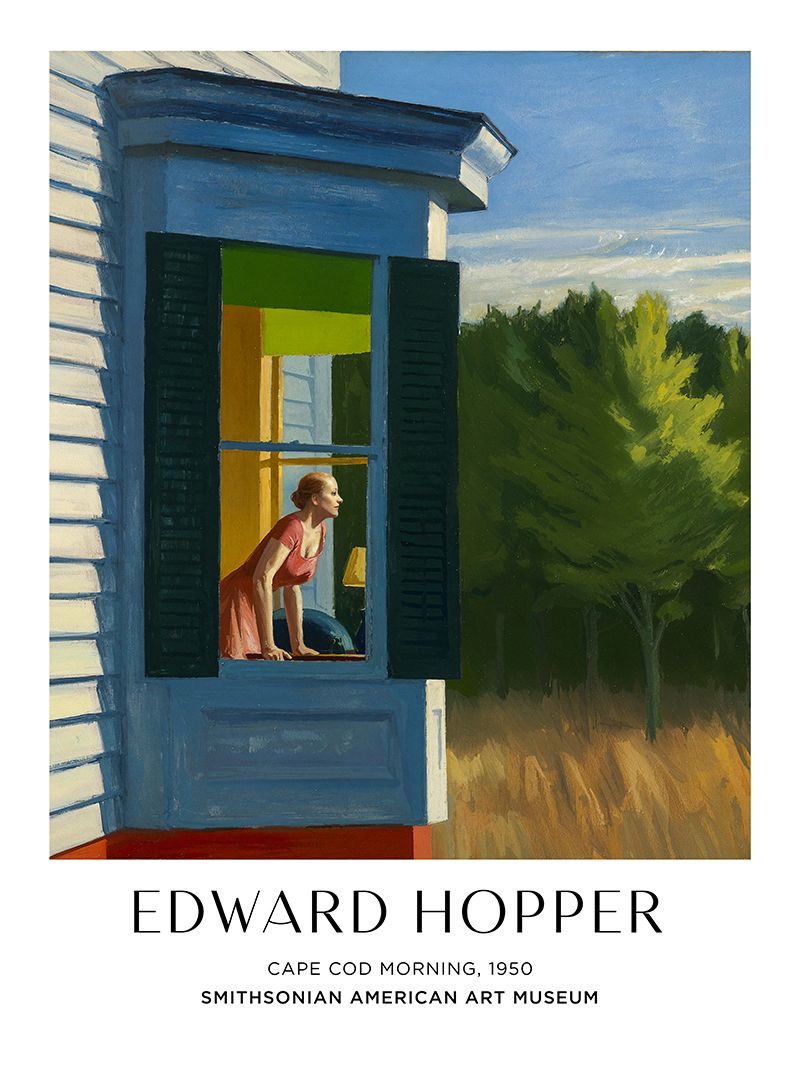 Poster - Cape Cod Morning av Edward Hopper