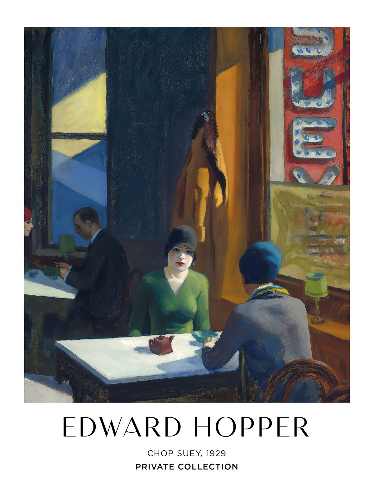Affisch - Chop Suey av Edward Hopper
