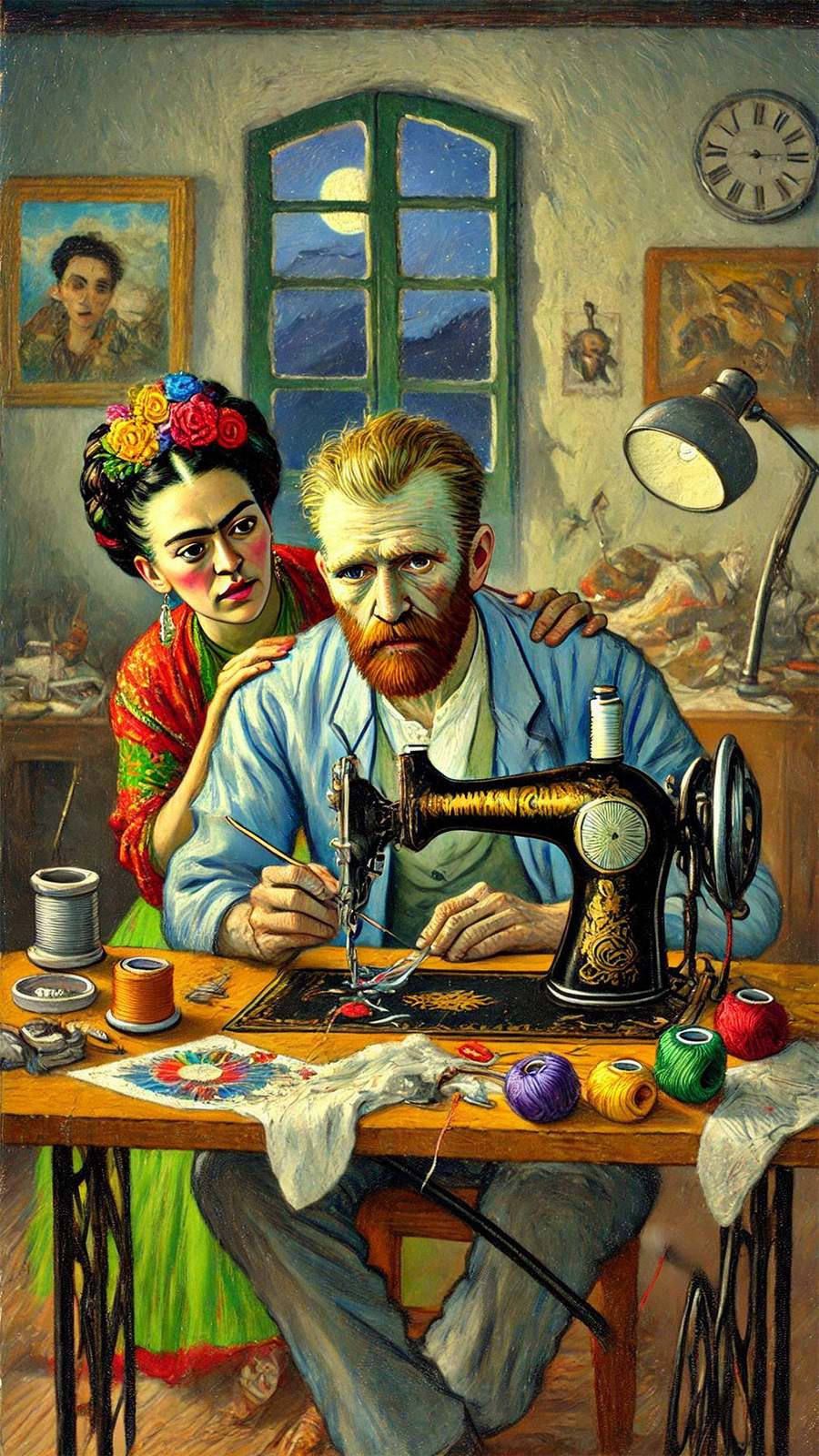 Poster - Van Gogh och Frida Kahlo