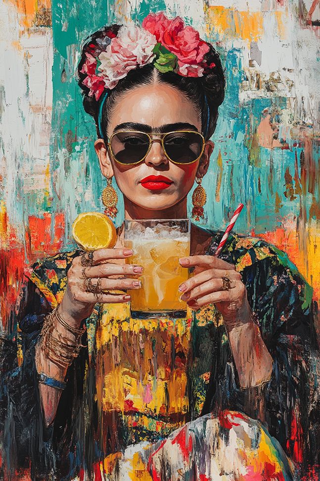 Poster - Frida Kahlo Konst