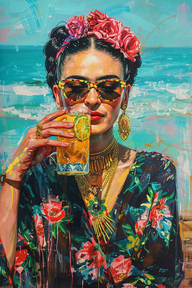 Poster - Levande Frida Kahlo