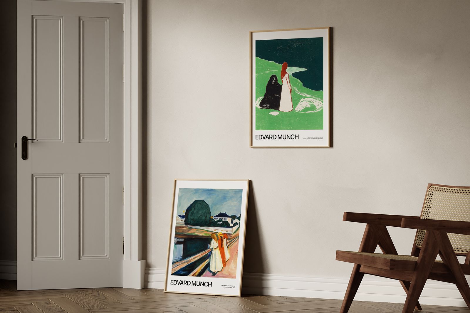 Poster - Edvard Munch Konstverk Set om 2