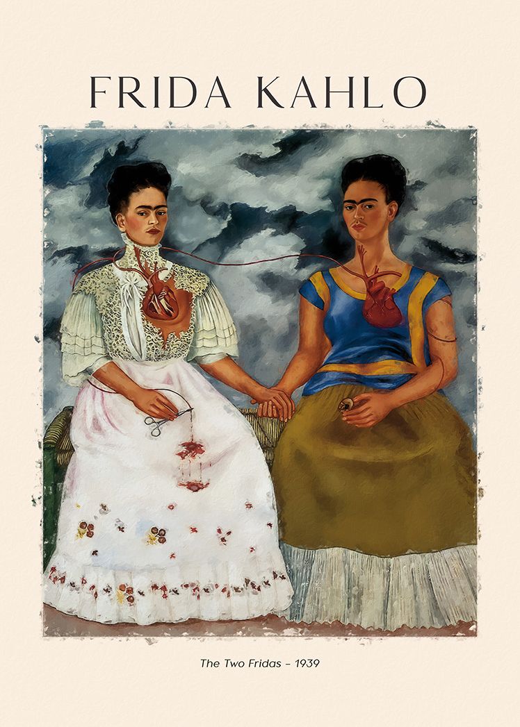 Poster - The Two Fridas av Frida Kahlo