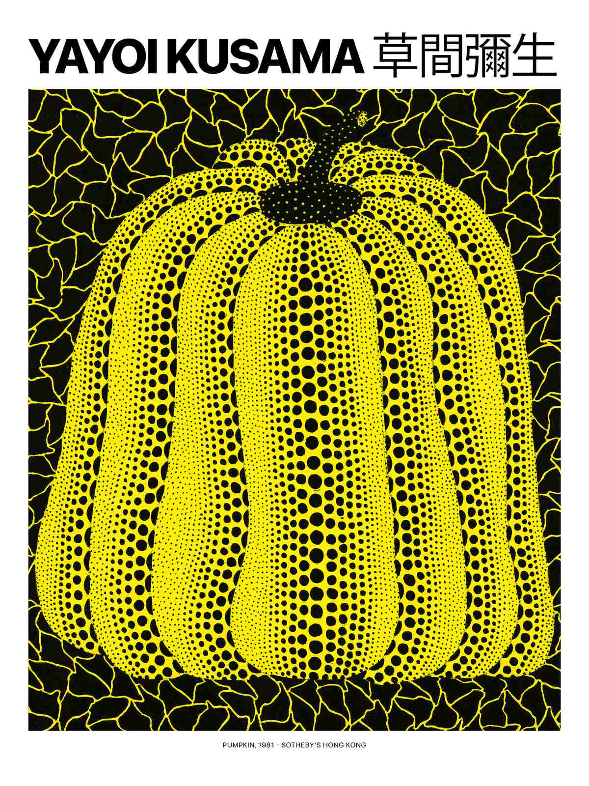 Poster - Pumpkin av Yayoi Kusama