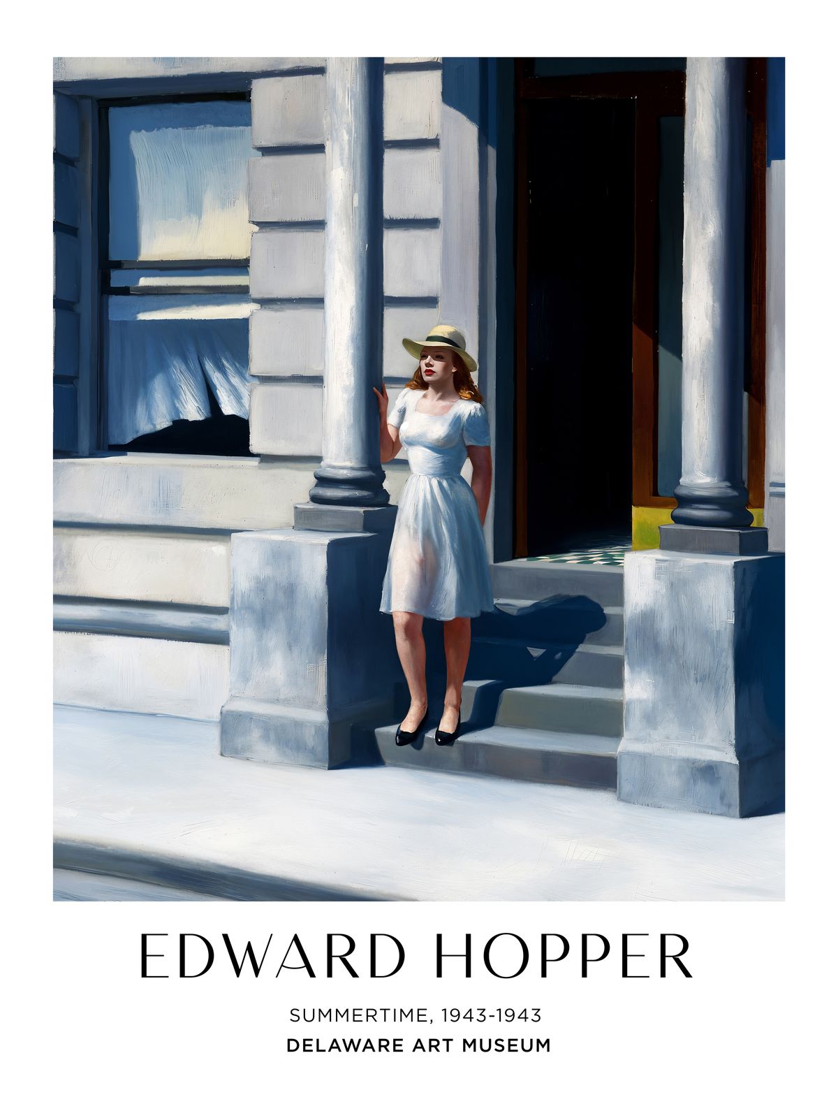Affisch - Edward Hopper Sommartid