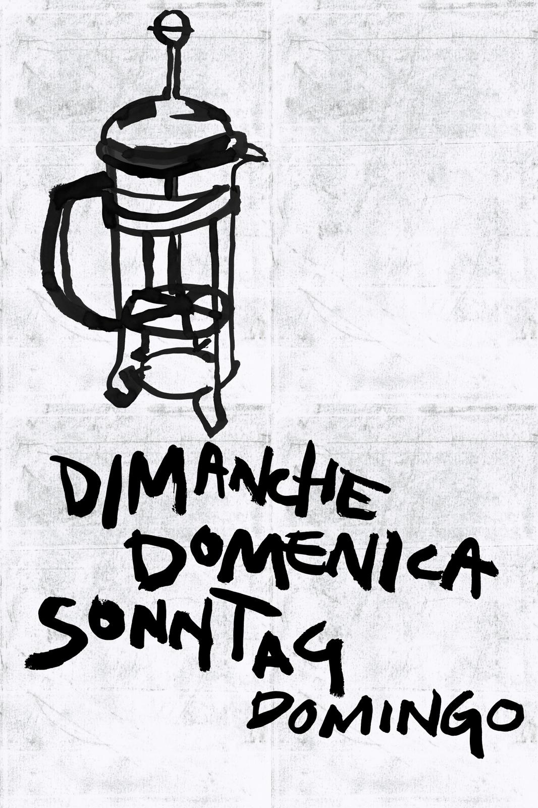 Poster - Kaffeillustration