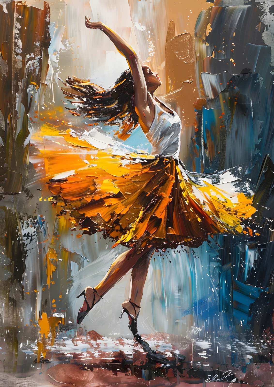 Poster - Elegant Dansare