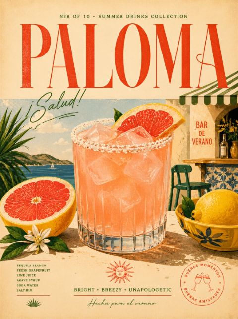 Poster - Paloma Summerdrinks