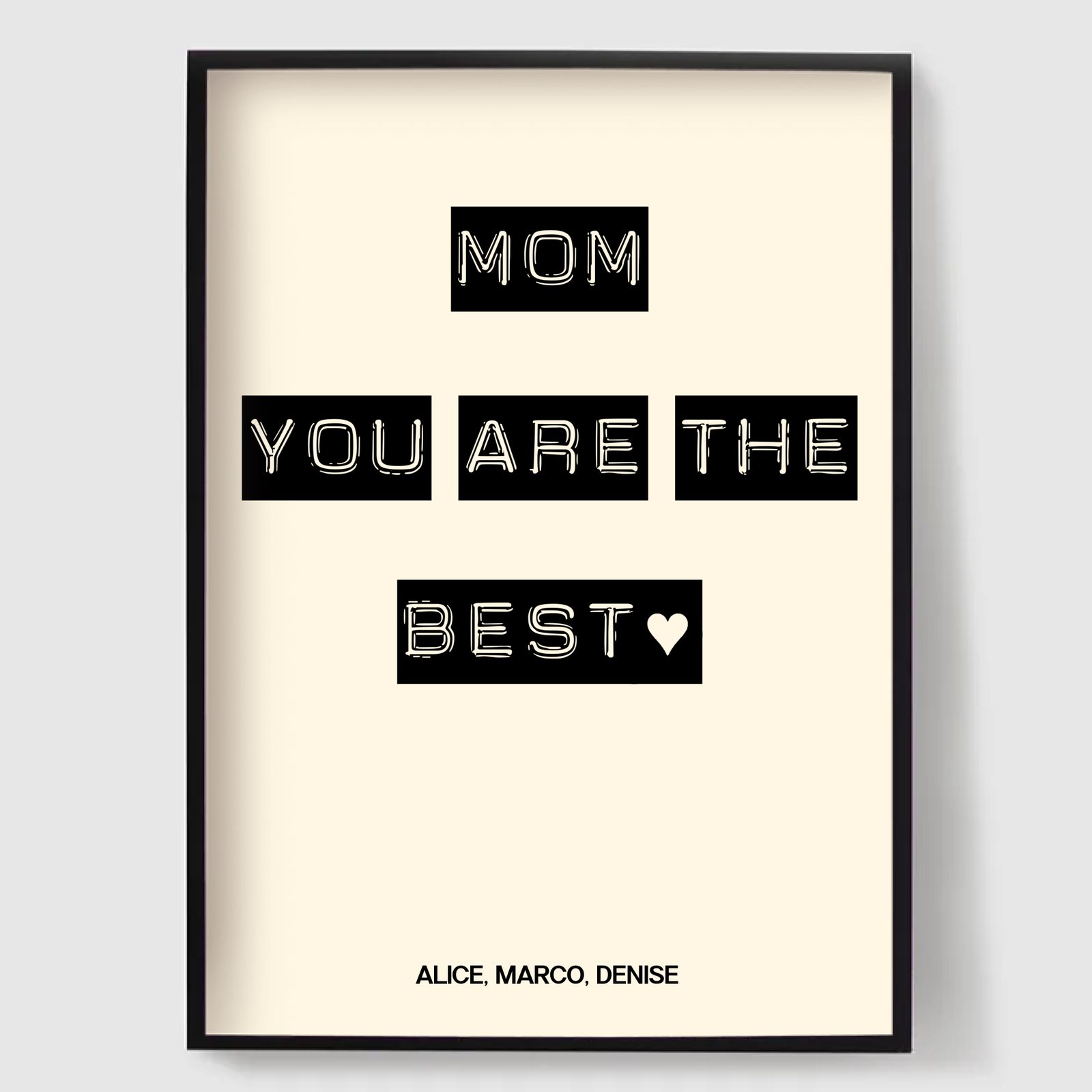 Personliga Posters - Bästa Mamma eller Pappa Någonsin