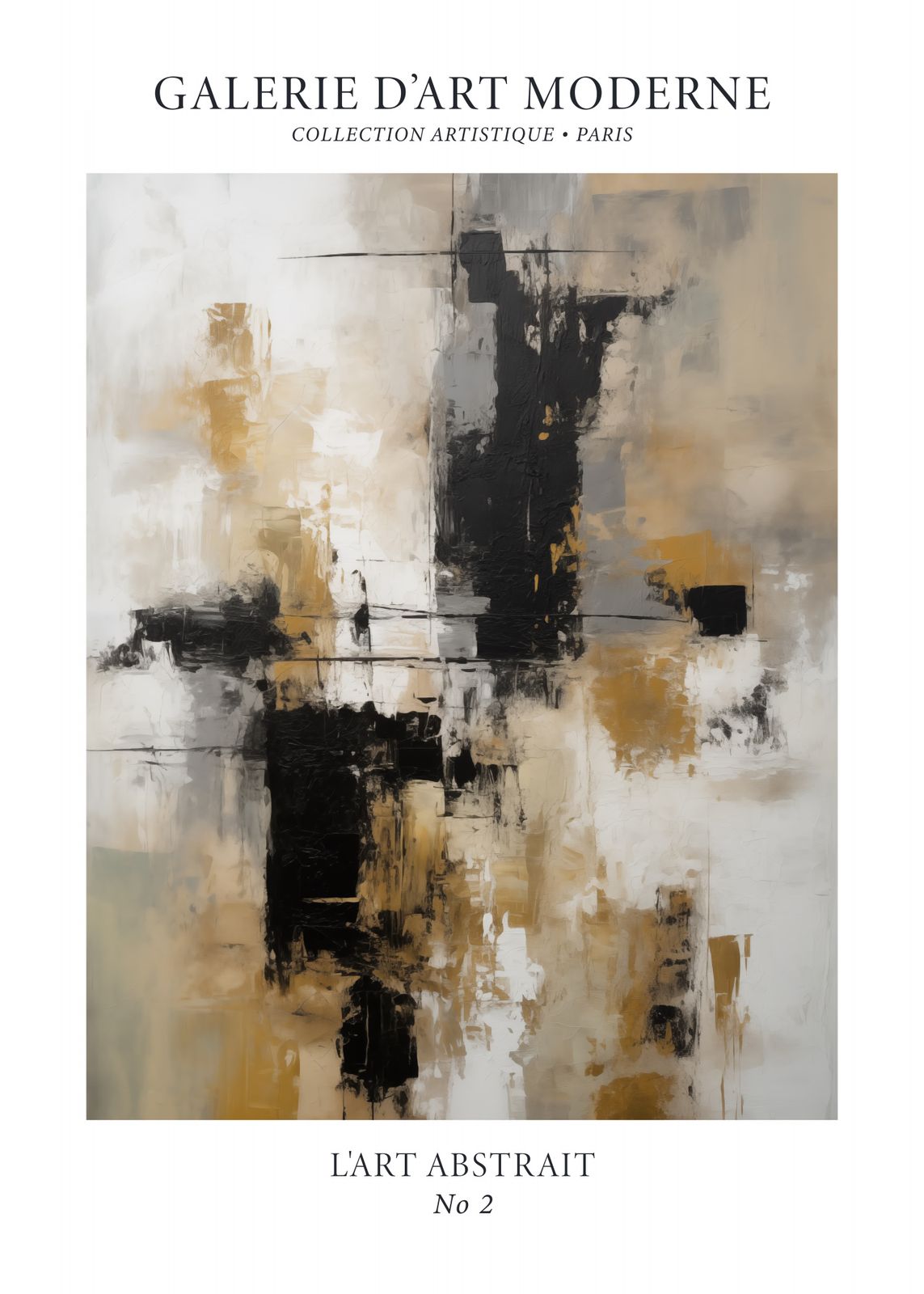 Poster - Modern Abstrakt Konst