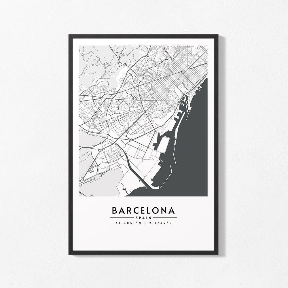 Poster - Barcelonakarta