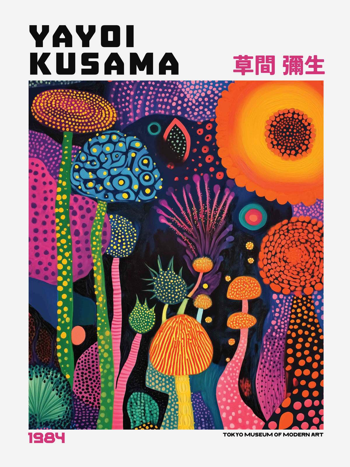 Poster - Yayoi Kusama 1984