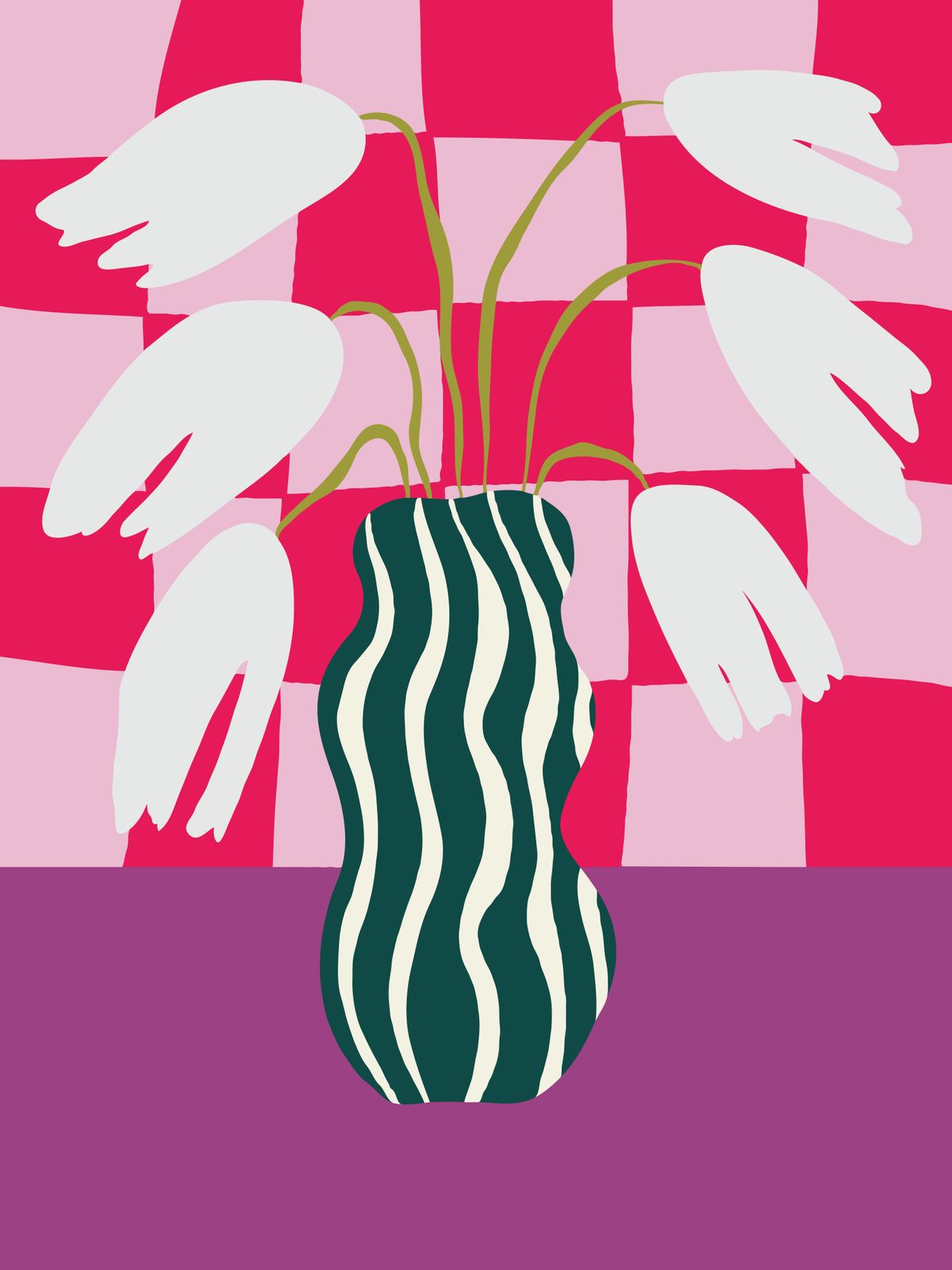 Poster - Blomvas Konst