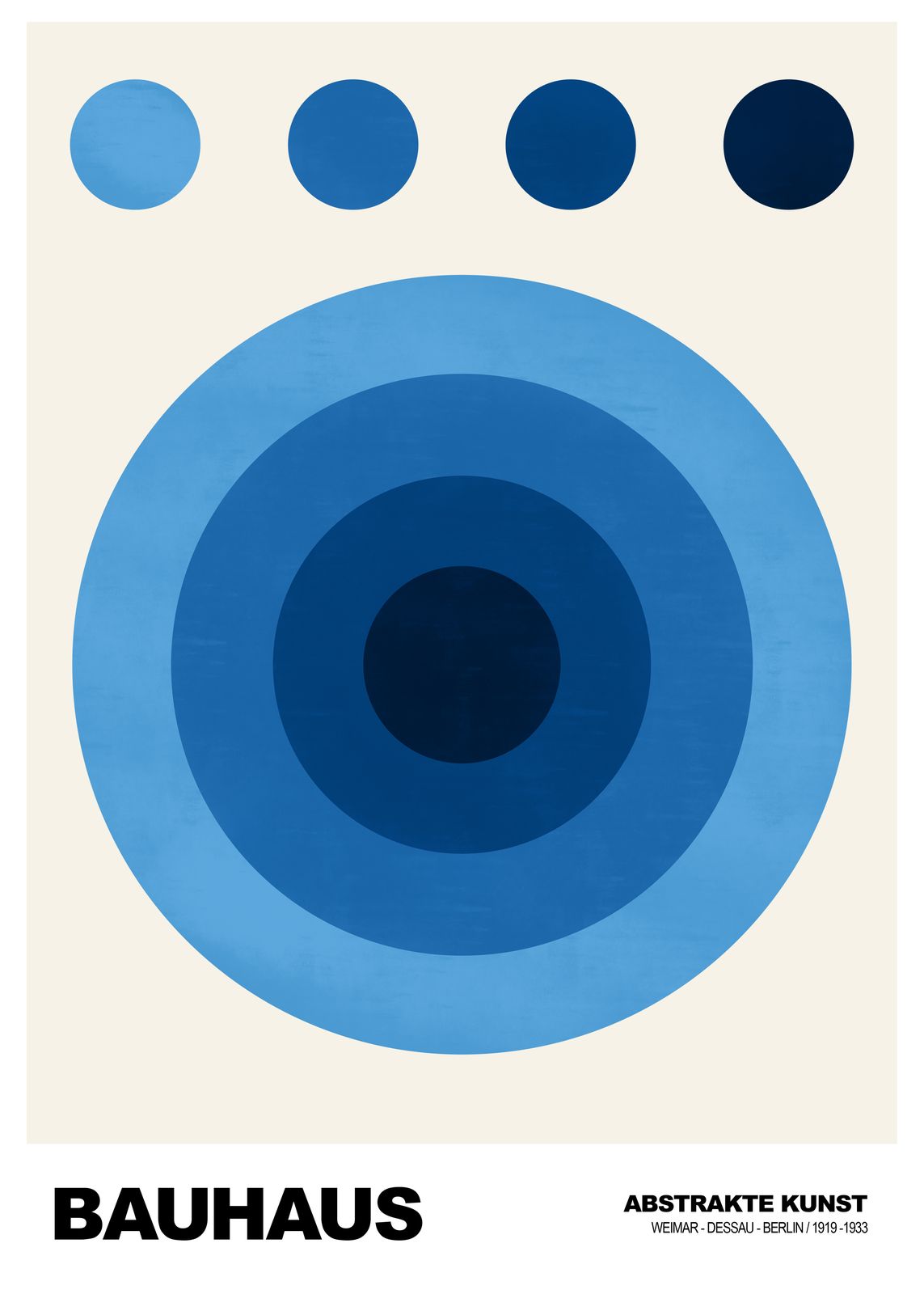 Poster - Bauhaus Abstrakt Konst