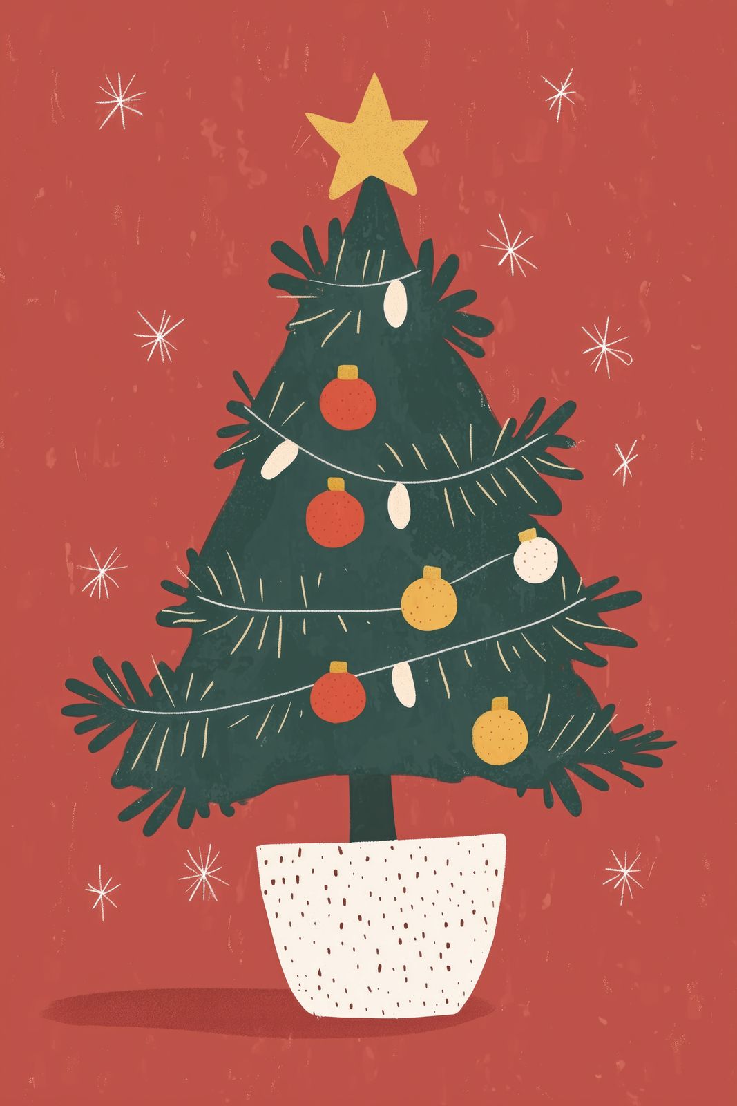 Poster - Festlig Julgran