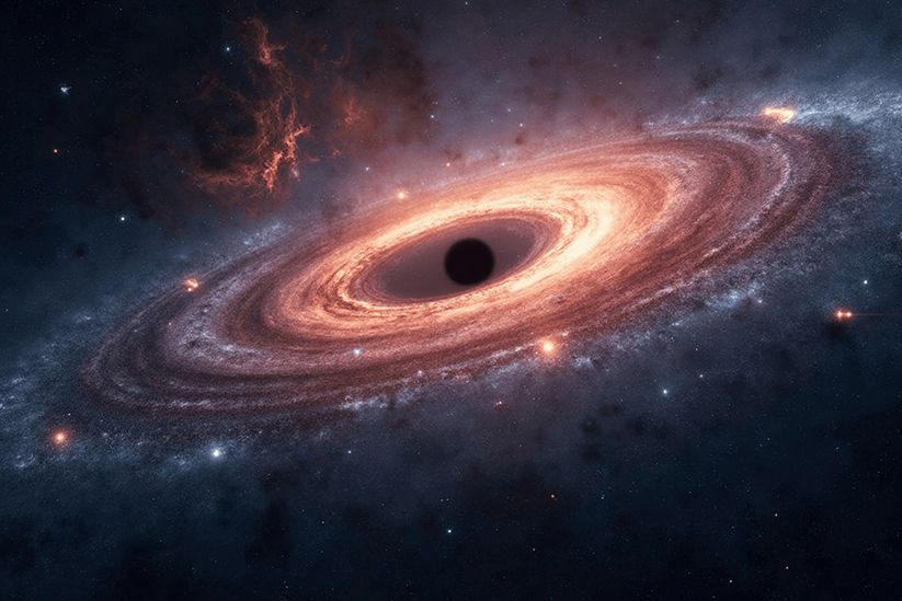 Affisch - Svart Hål i Galaxen