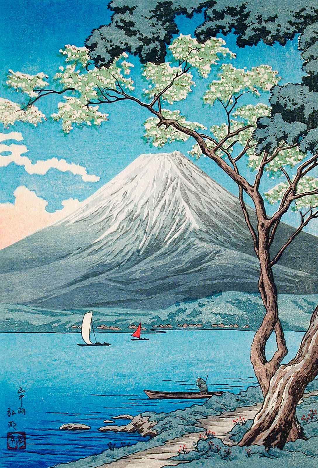 Poster - Mount Fuji på våren