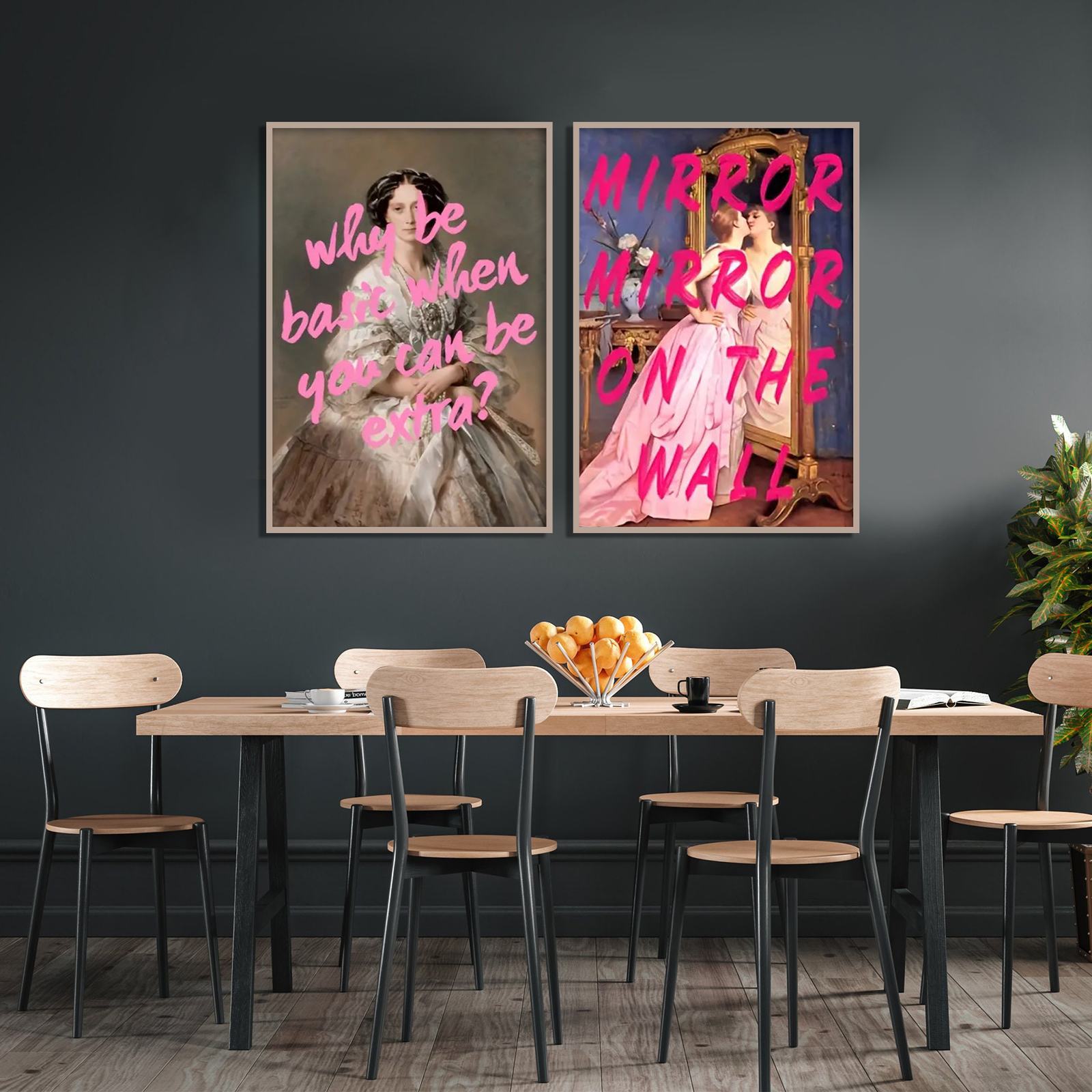 Inspirerande Konstaffischer - Set om 2