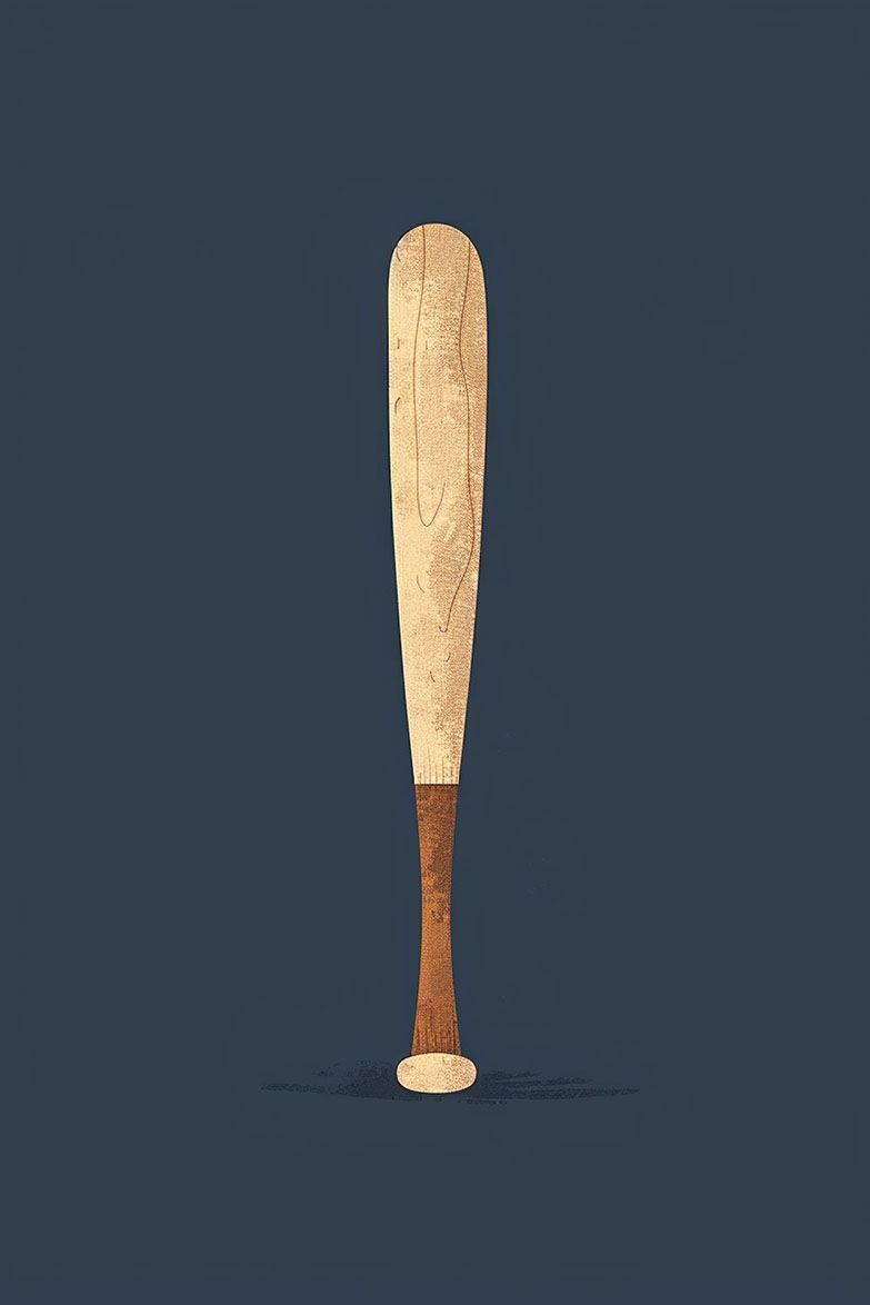 Poster - Vintage Baseball Bat