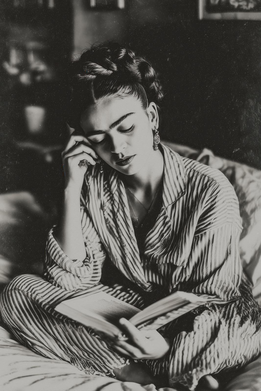 Poster - Frida Kahlo Porträtt