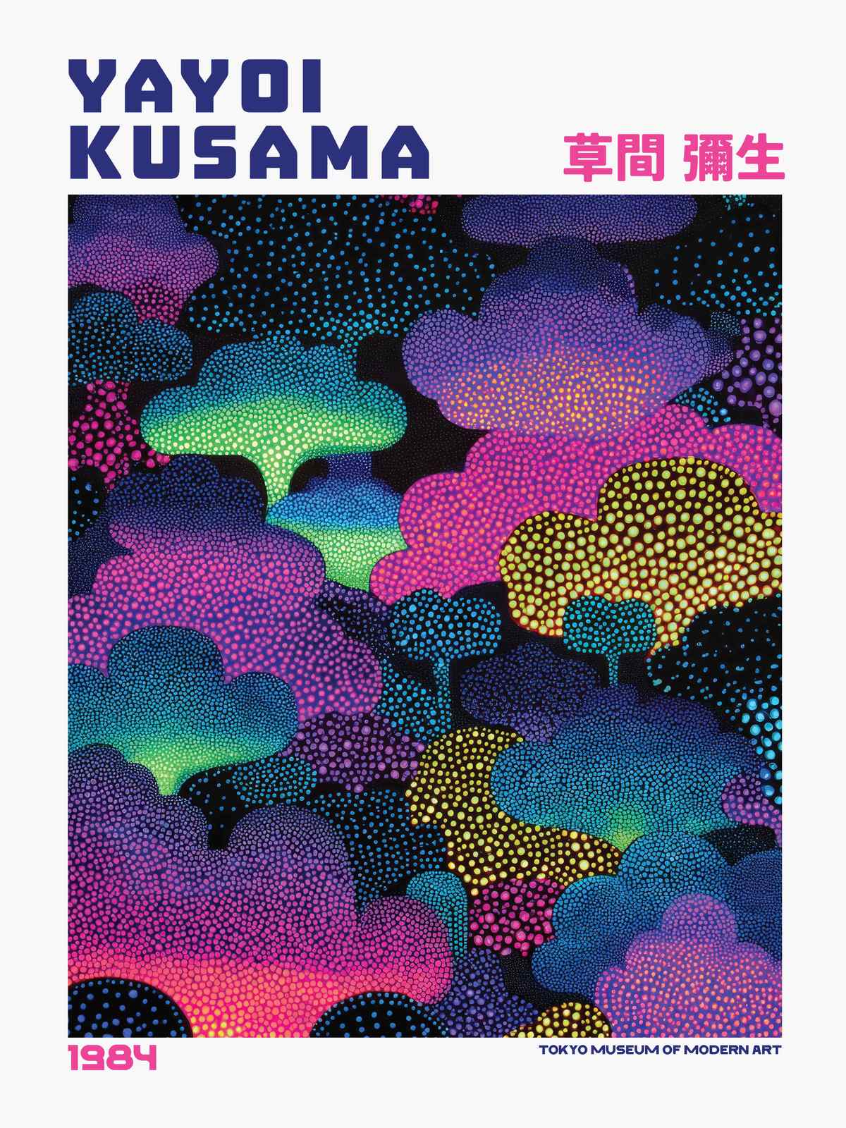 Poster - Yayoi Kusama Konst
