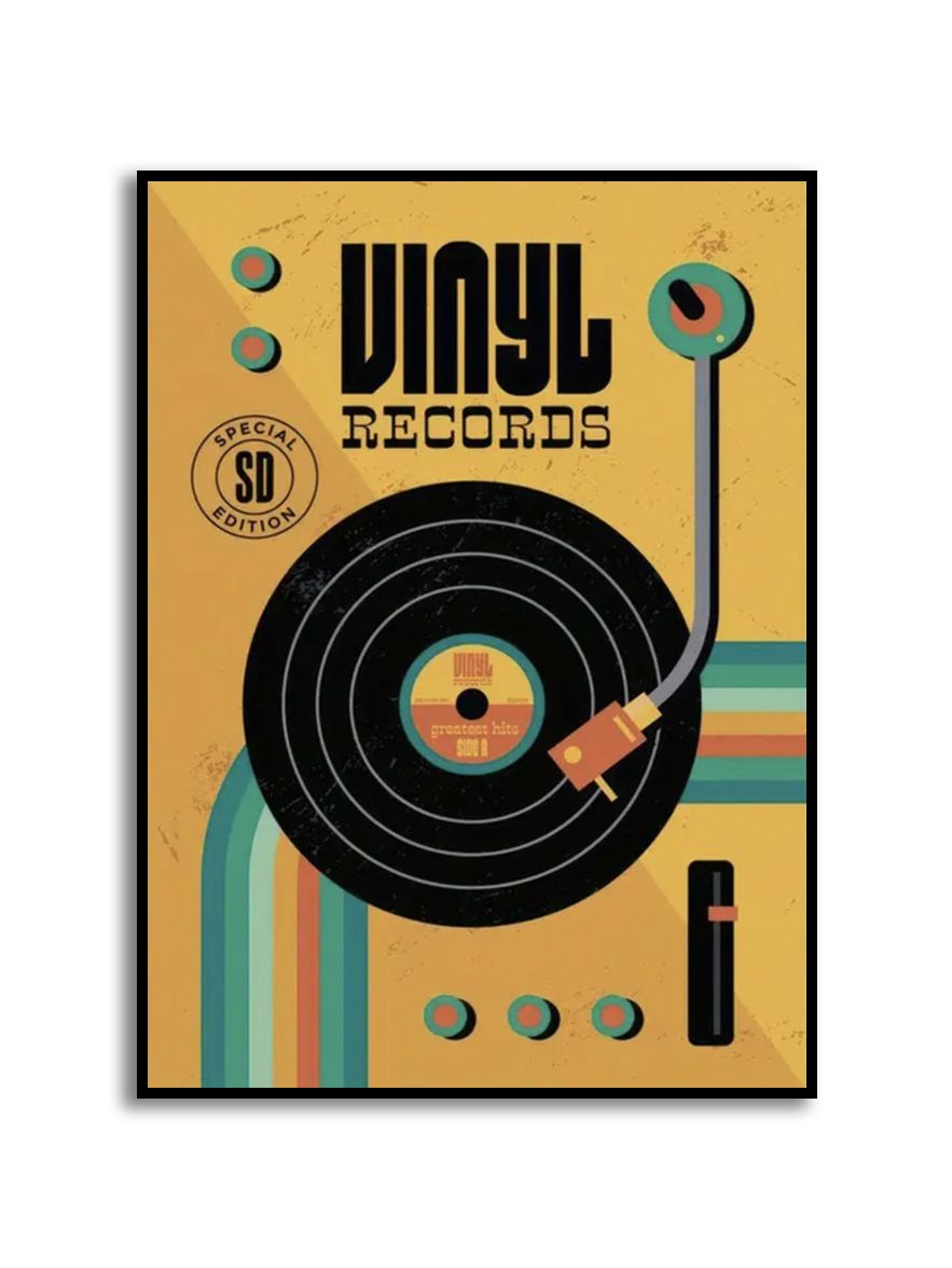 Poster - Vinylskivor