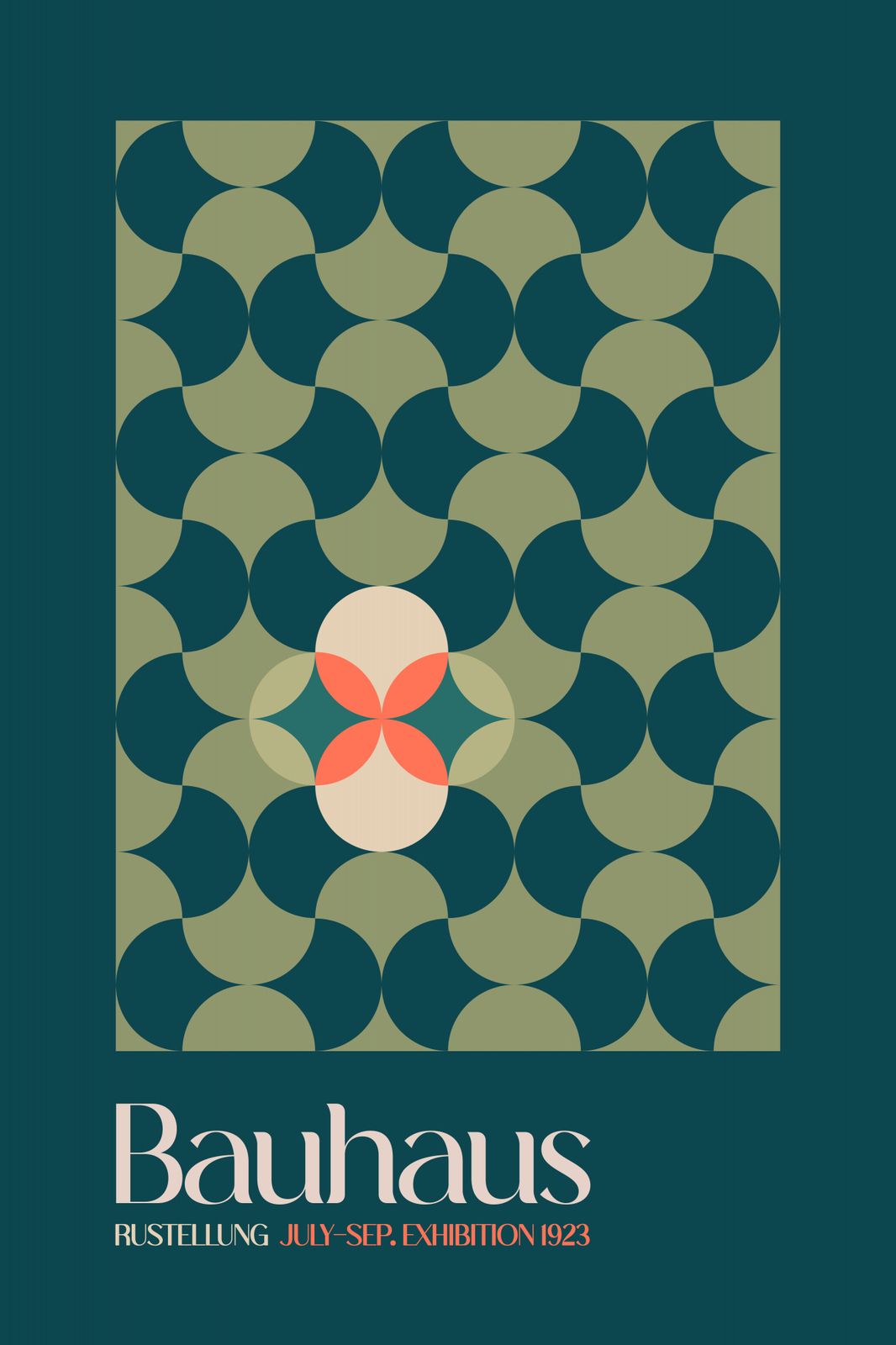 Poster - Bauhaus Utställningsdesign