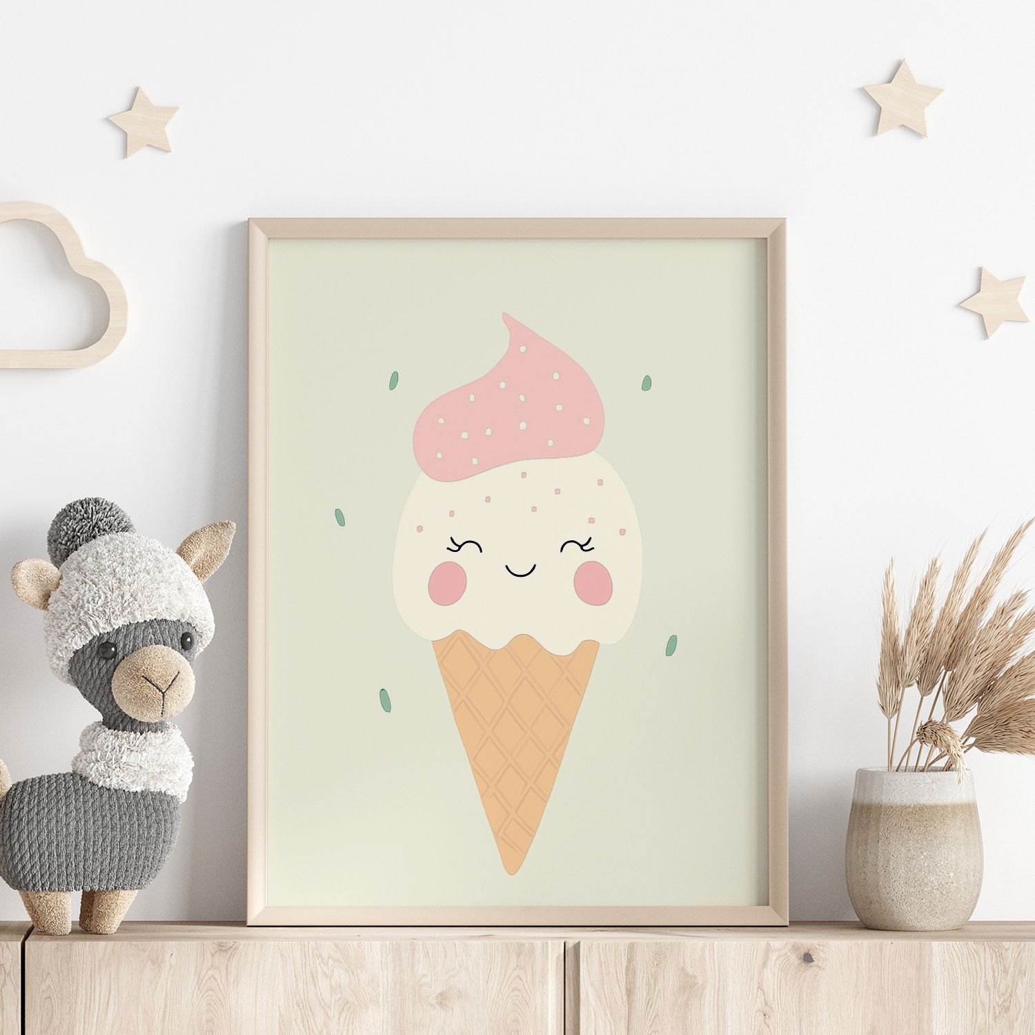 Poster - Leende Glass