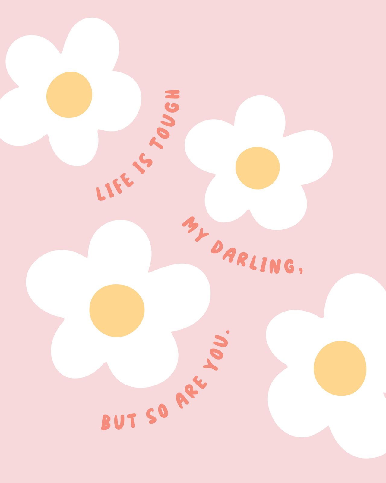 Poster - Livet är tufft Daisies
