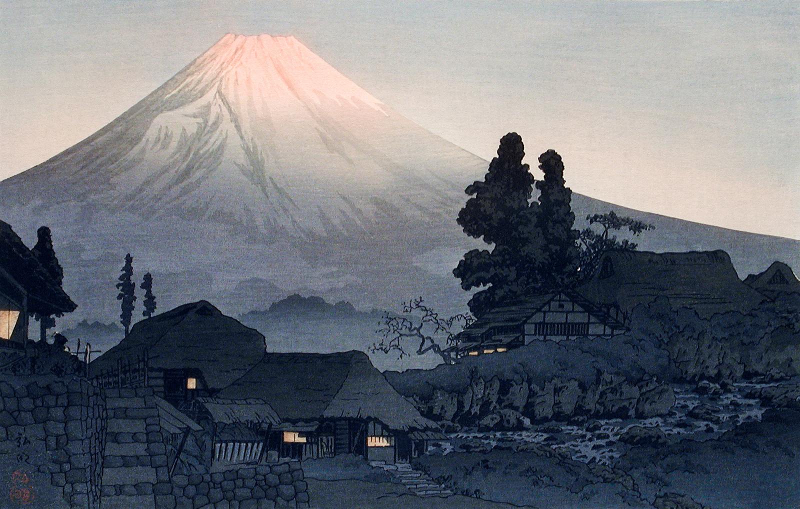 Poster - Mount Fuji Kväll