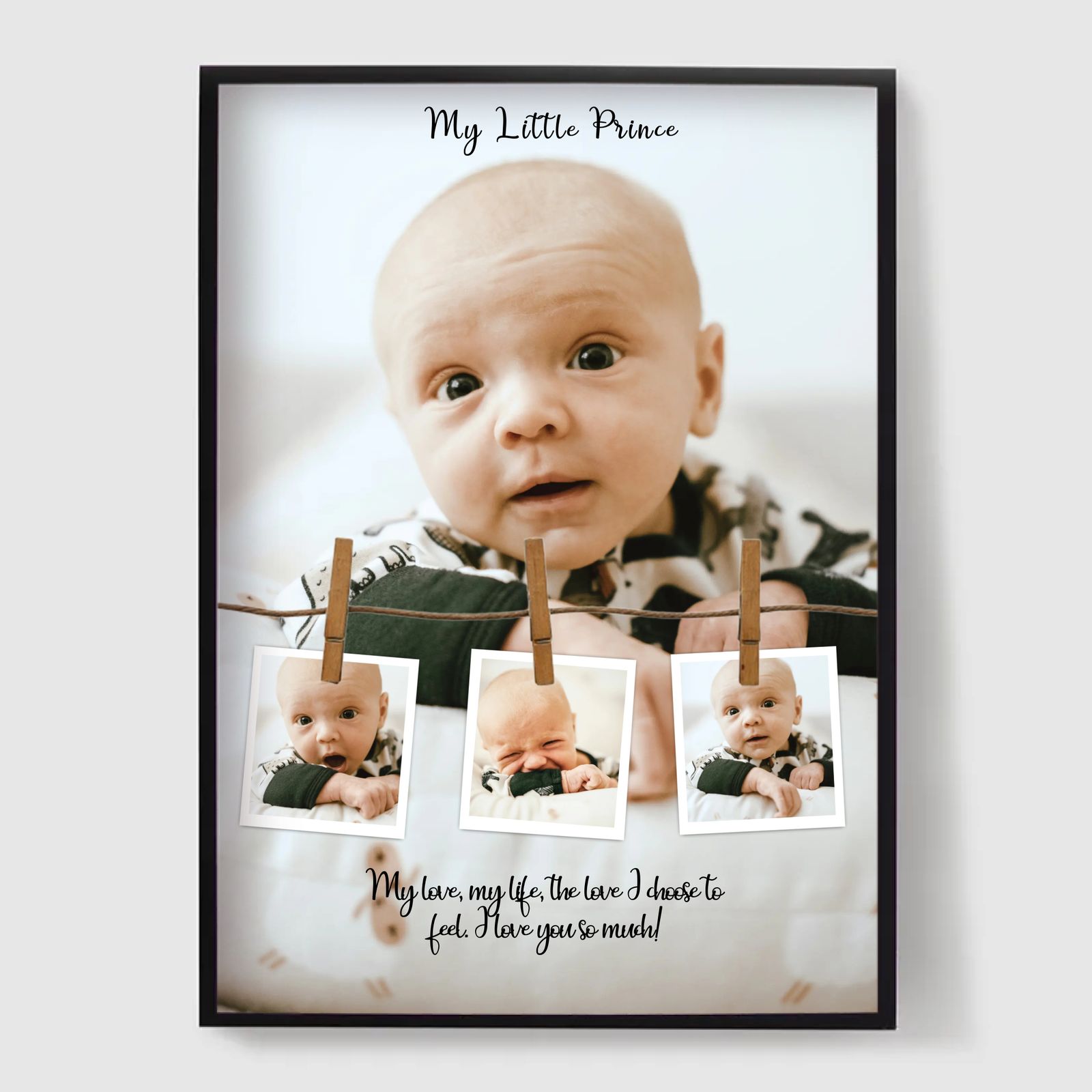 Personlig Poster - Anpassad Baby Minnesram