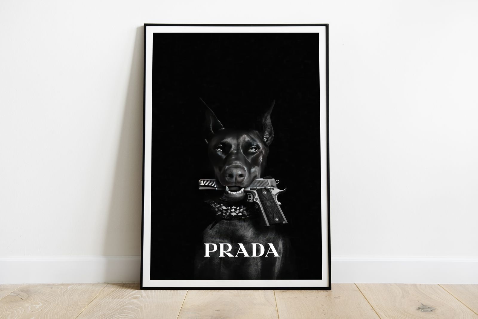 Poster - Hund med Vapen Prada