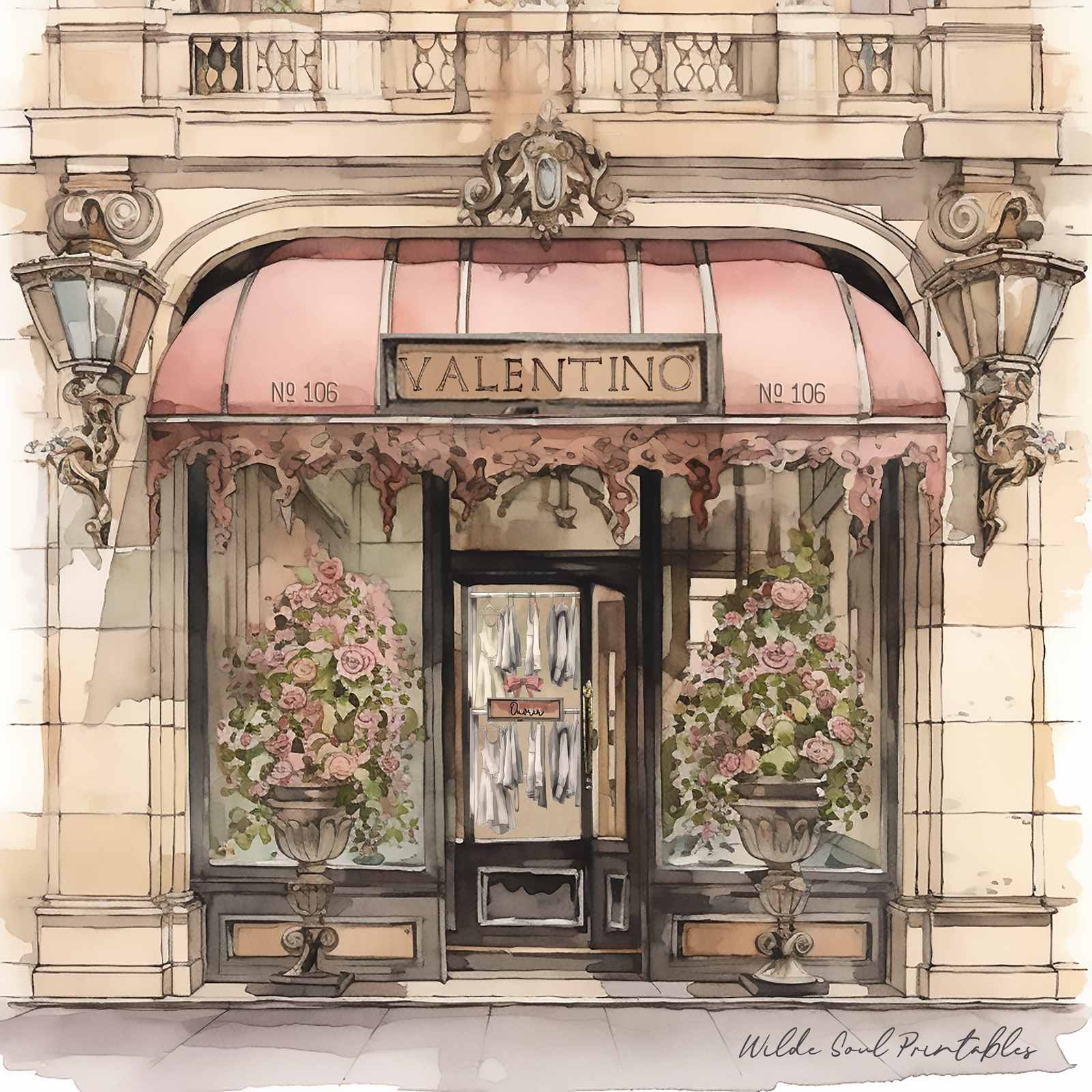Valentino Storefront väggposter
