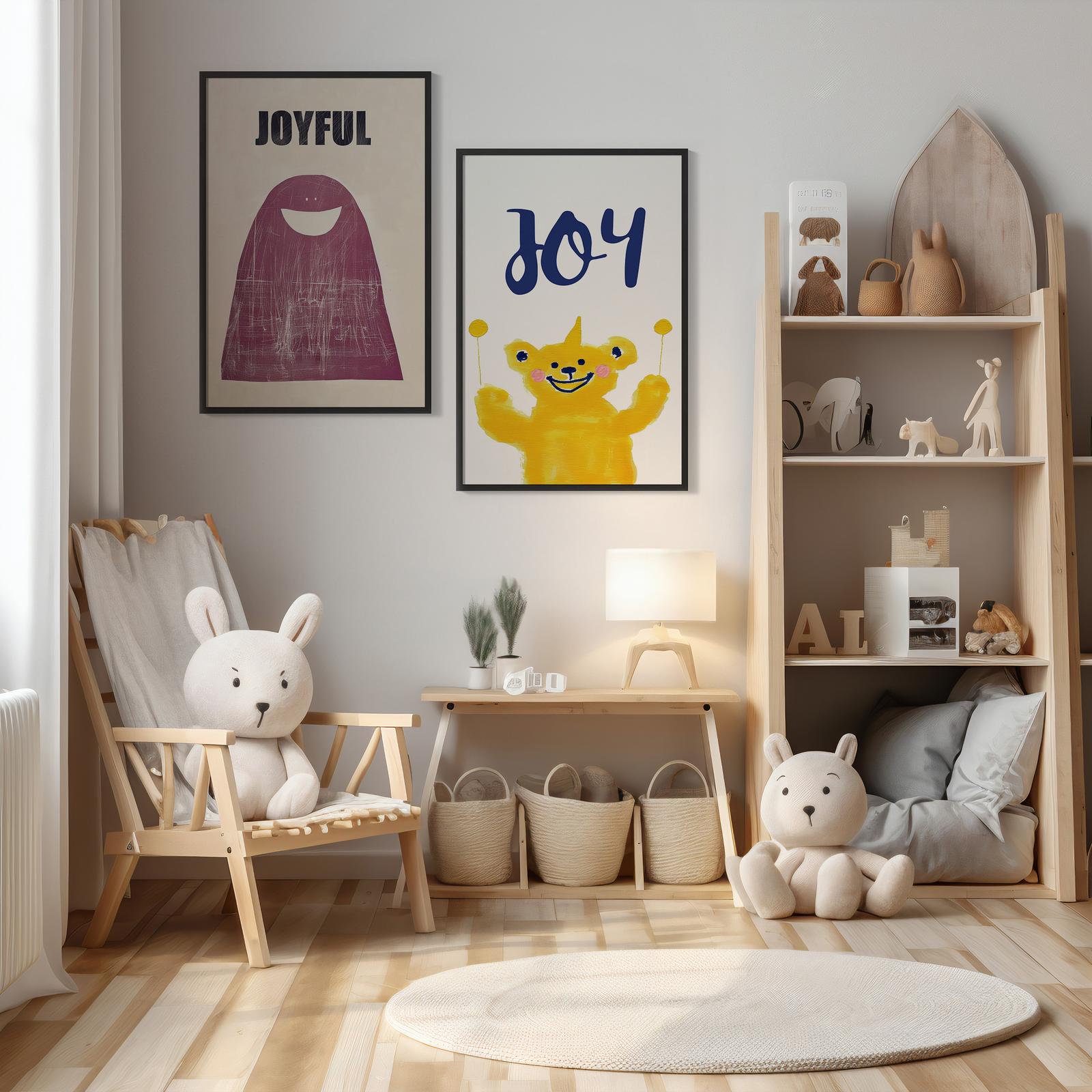 Poster - Joyful och Joy / Set med 2