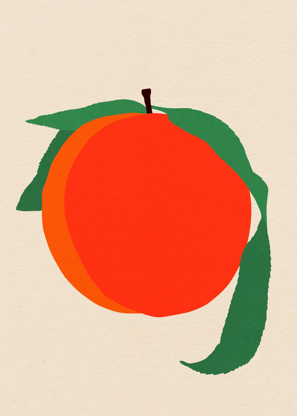 Poster - Apelsin Fruktdesign