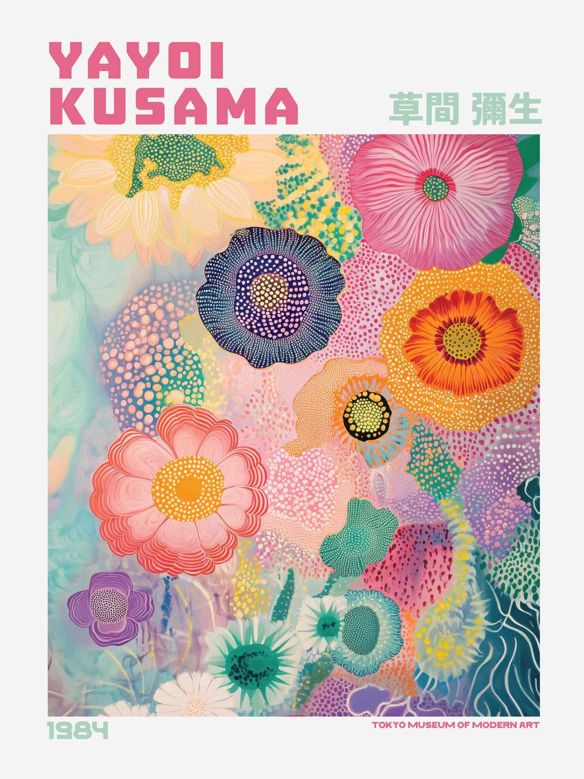 Affisch - Yayoi Kusama Konstverk