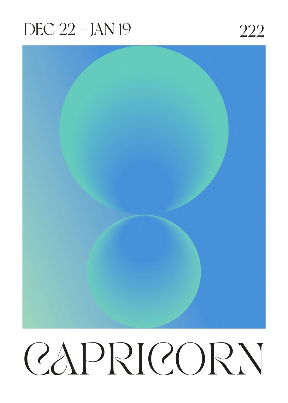 Poster - Stenbocken Astrologi