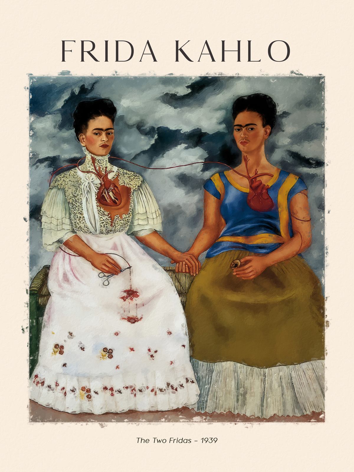 Poster - De Två Frida av Frida Kahlo