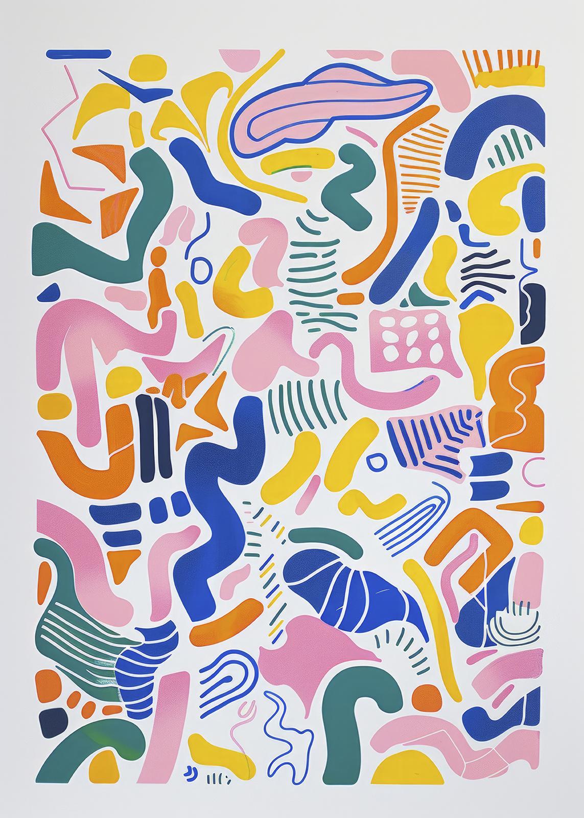 Poster - Abstrakt konstdesign