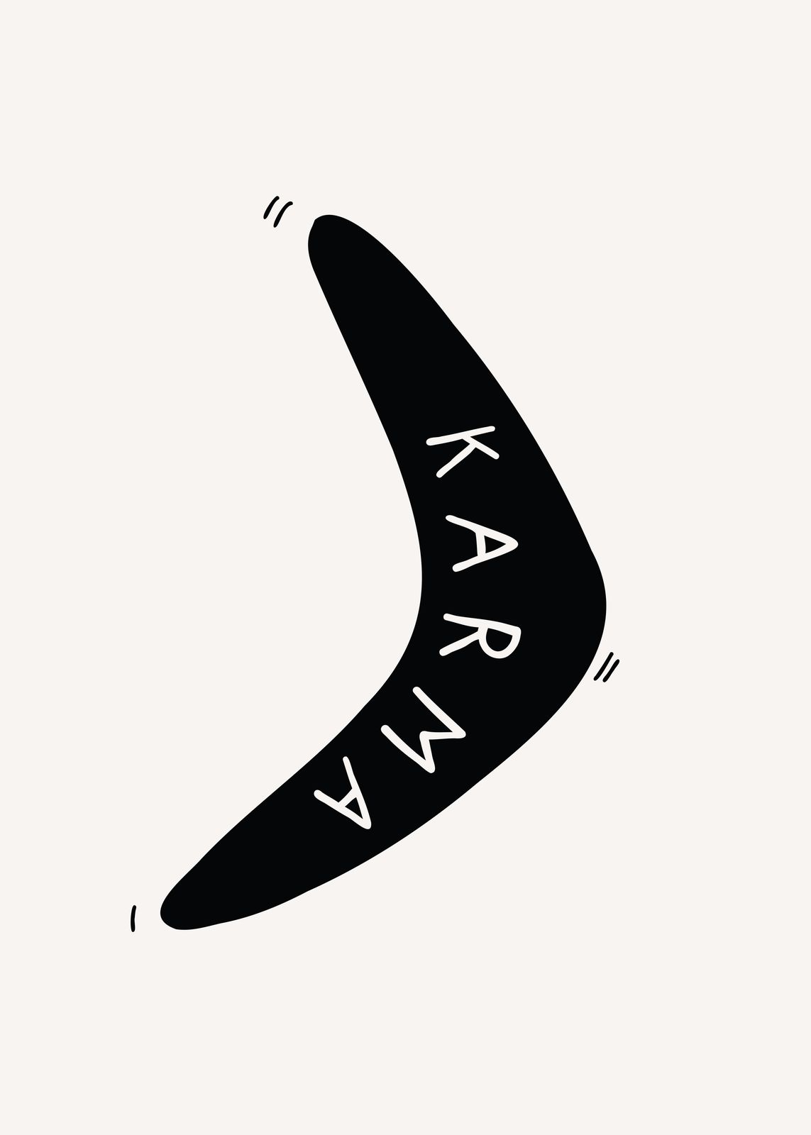Poster - Karma Bumerang