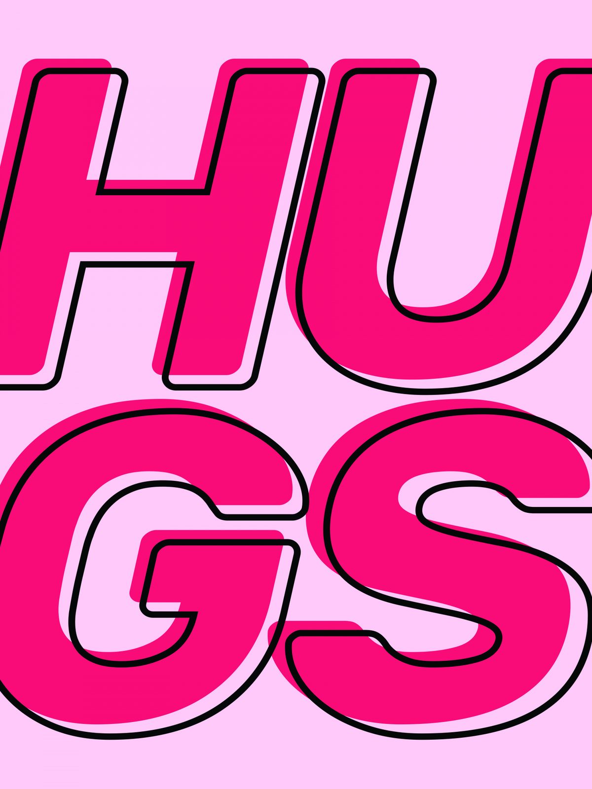 Poster - Vågat Hugs Design
