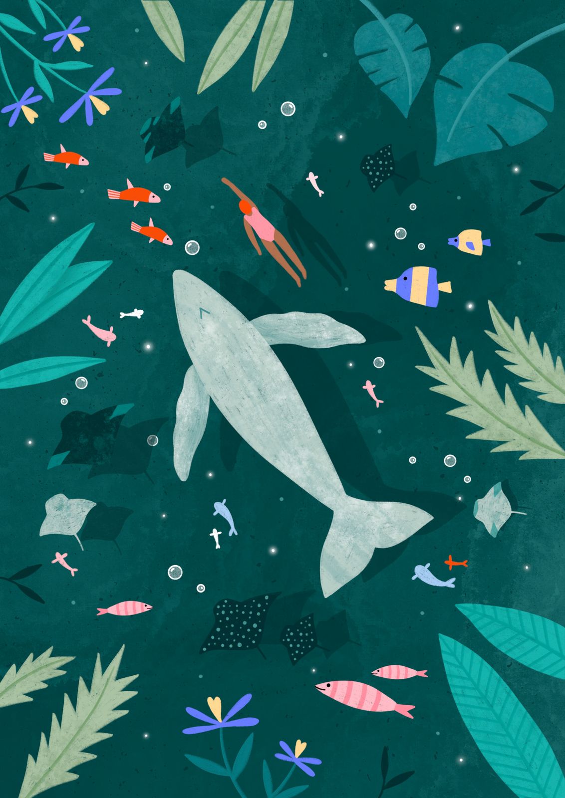 Poster - Underwater Whale