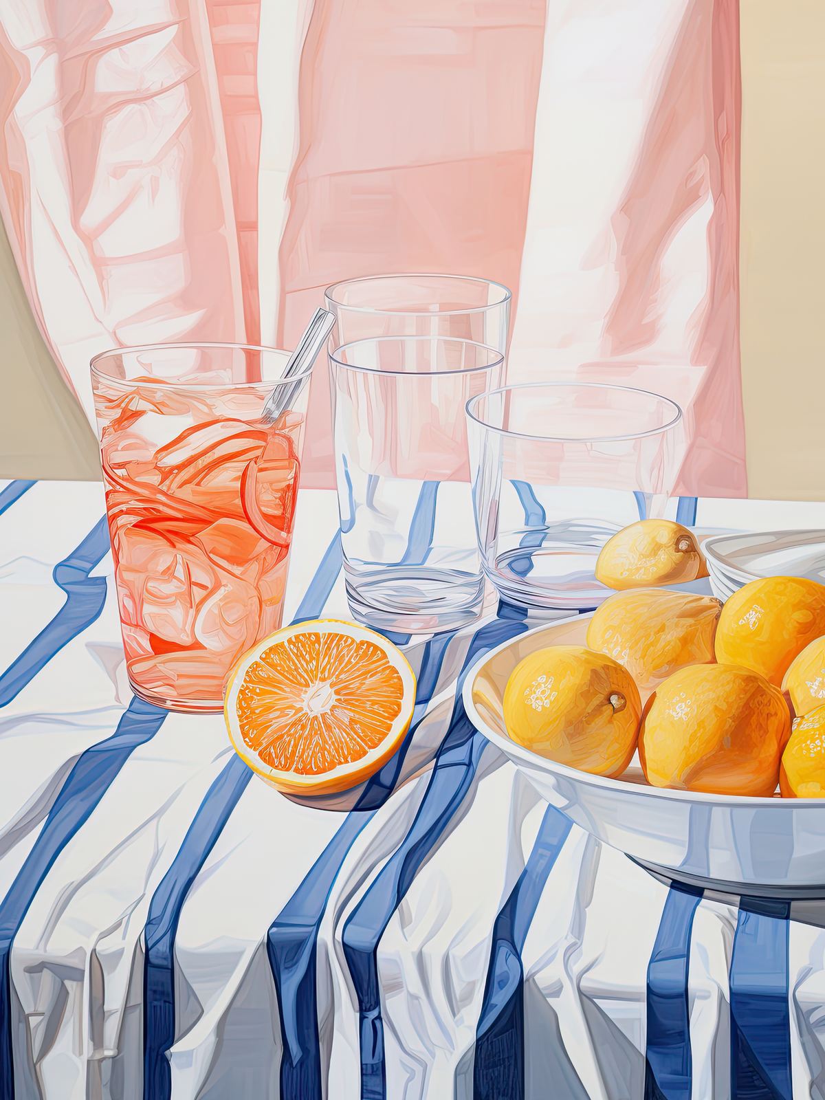 Poster - Orange stilleben