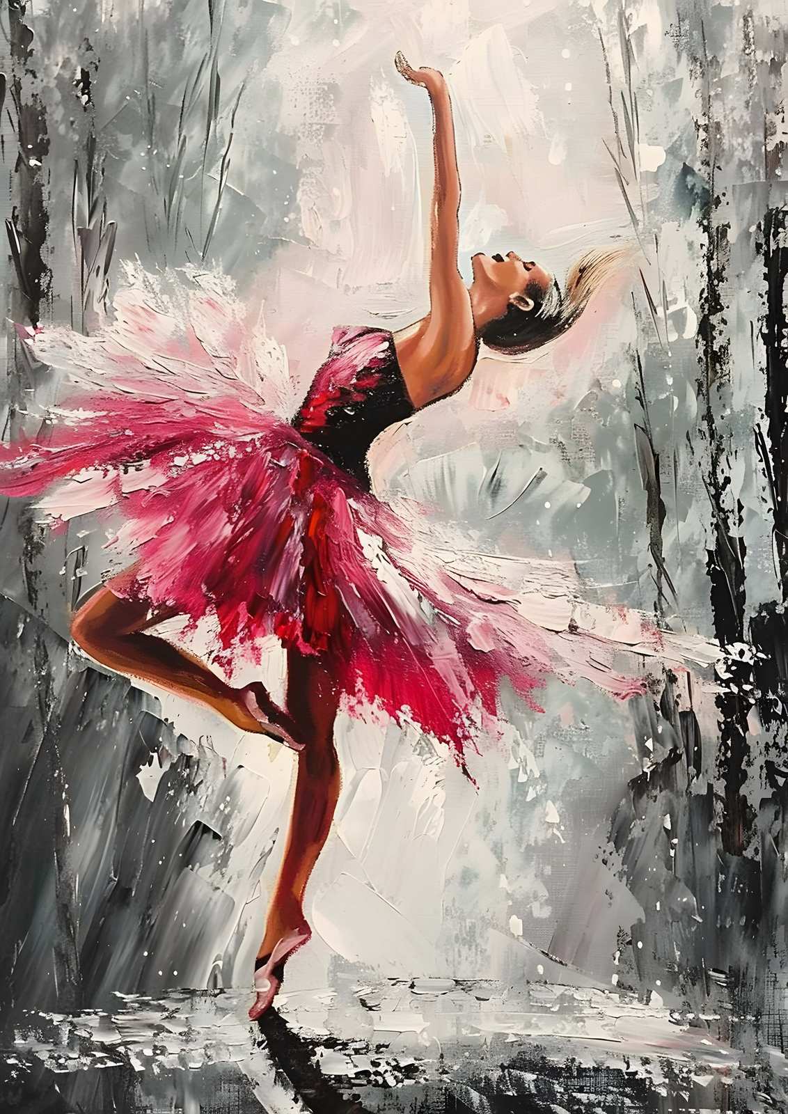 Affisch - Elegant Ballerina Dans